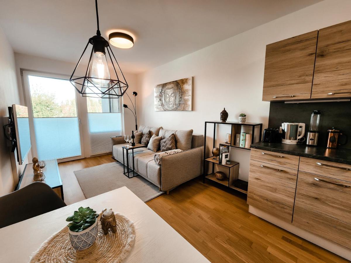 Vienna Green - Modern New Apartment, Old Danube Exterior foto