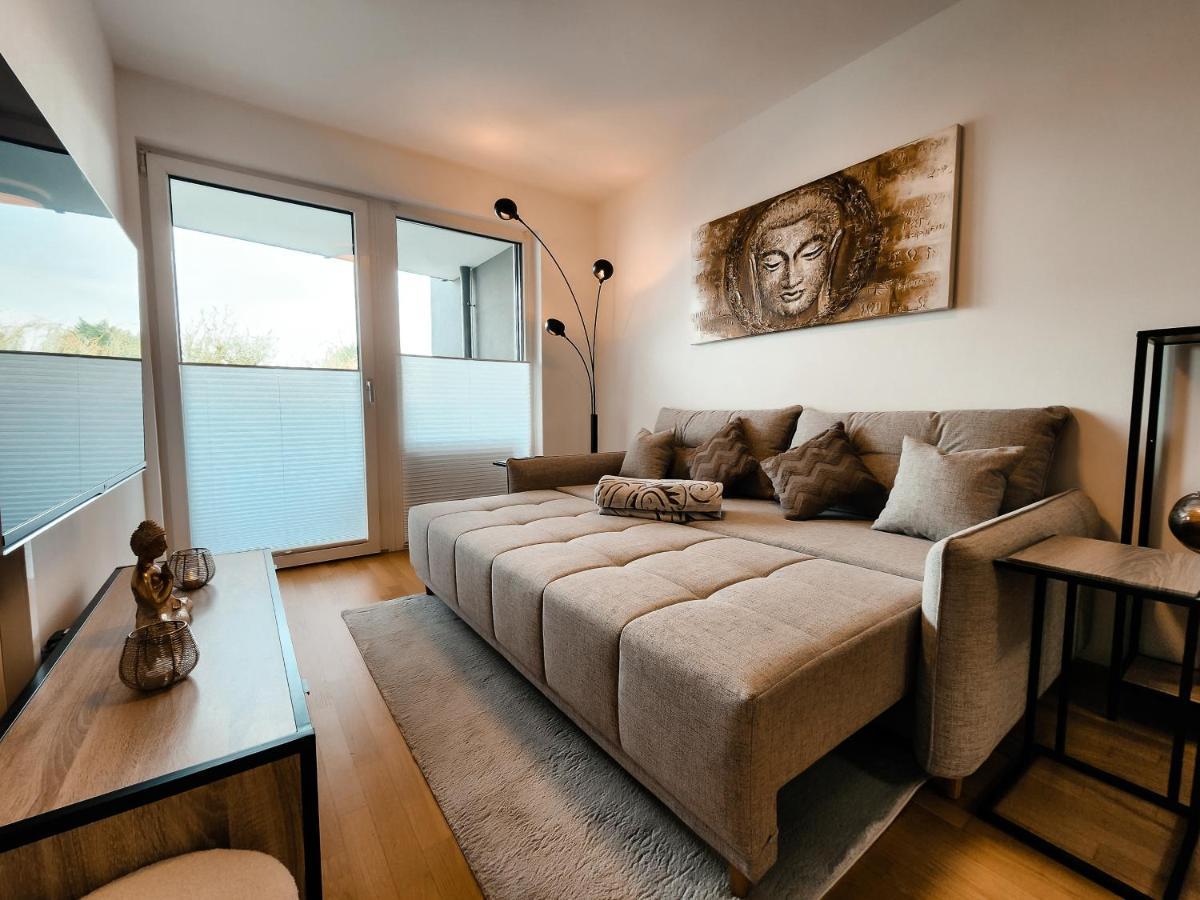 Vienna Green - Modern New Apartment, Old Danube Exterior foto