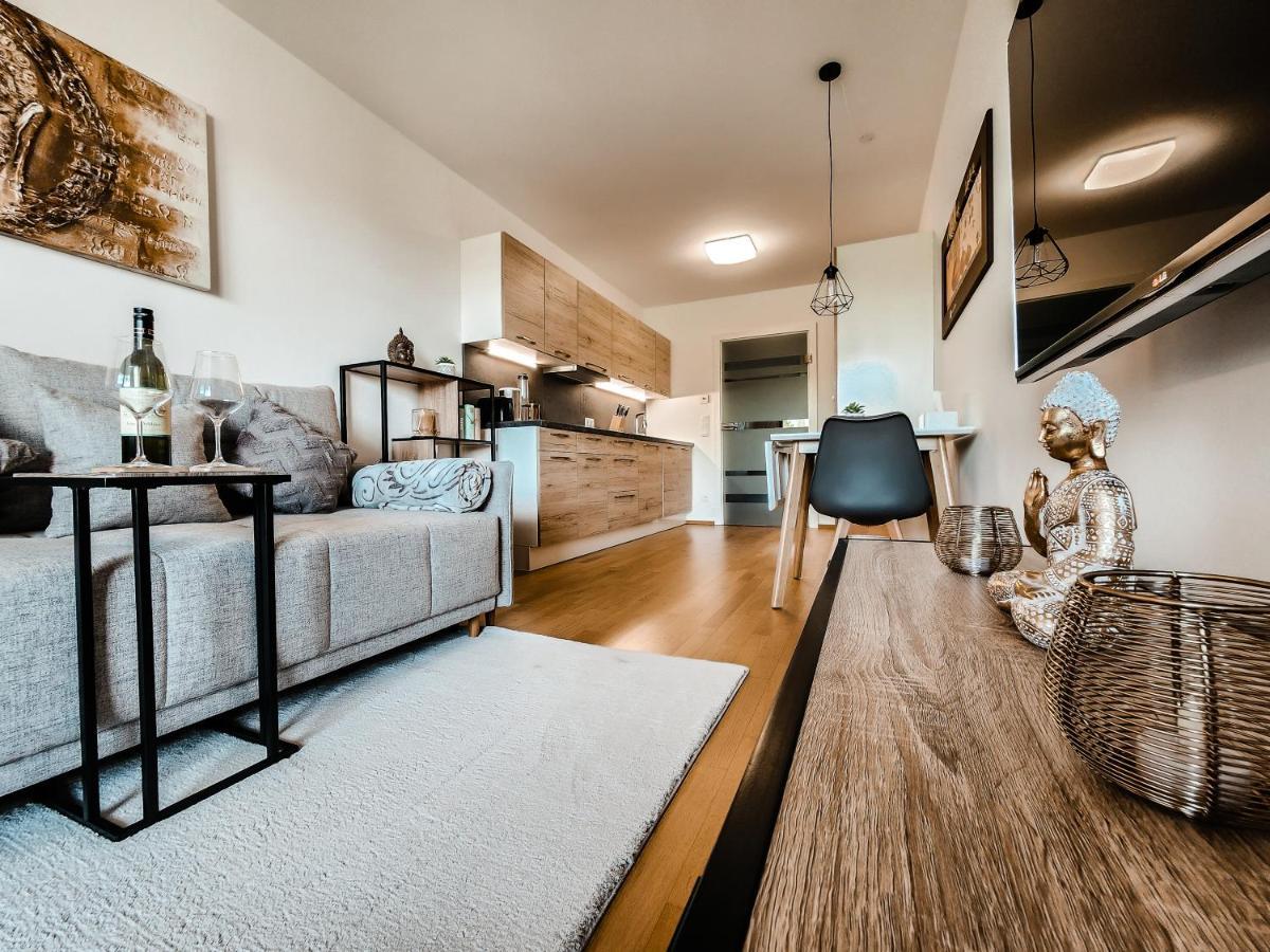 Vienna Green - Modern New Apartment, Old Danube Exterior foto