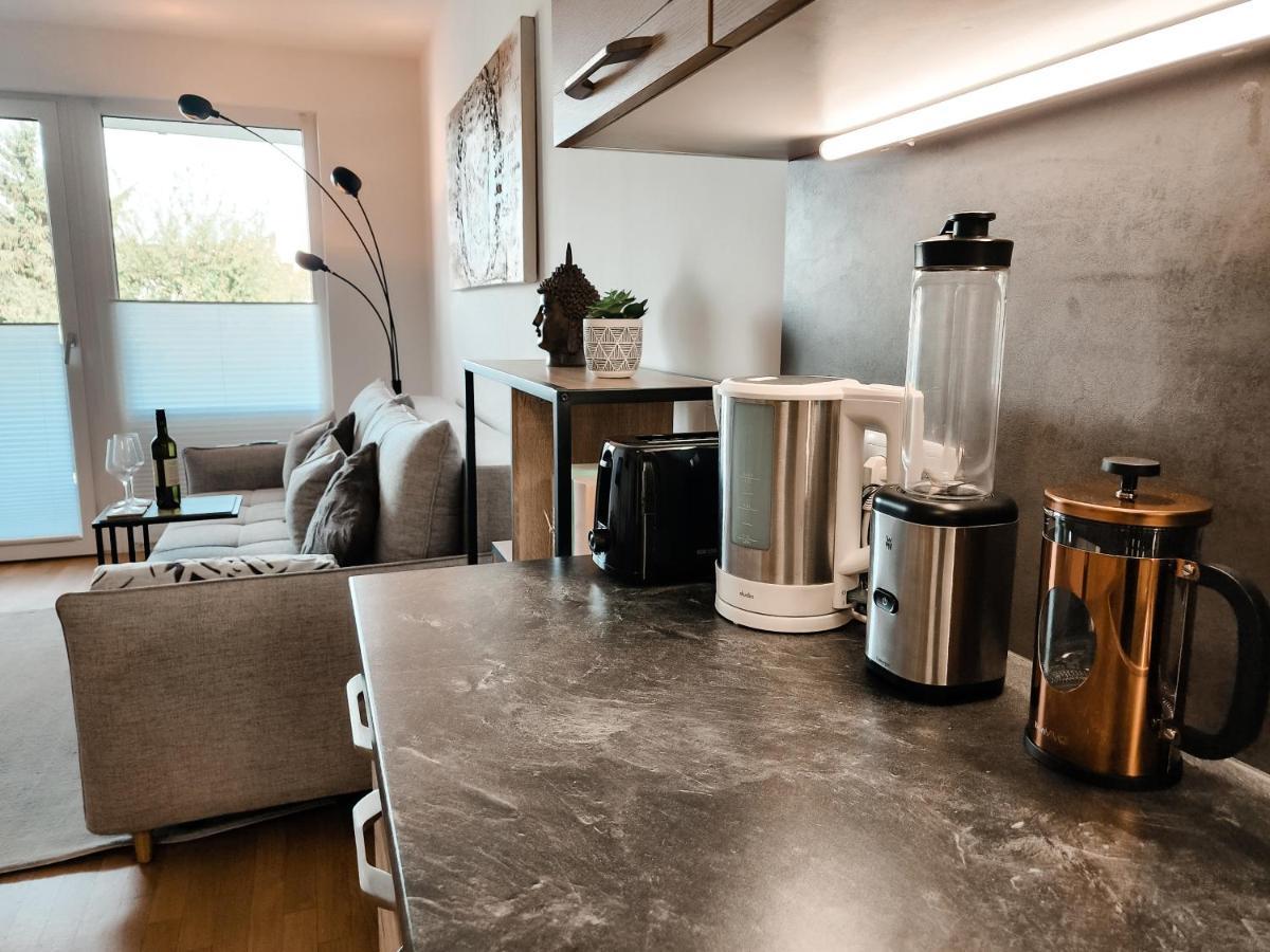 Vienna Green - Modern New Apartment, Old Danube Exterior foto