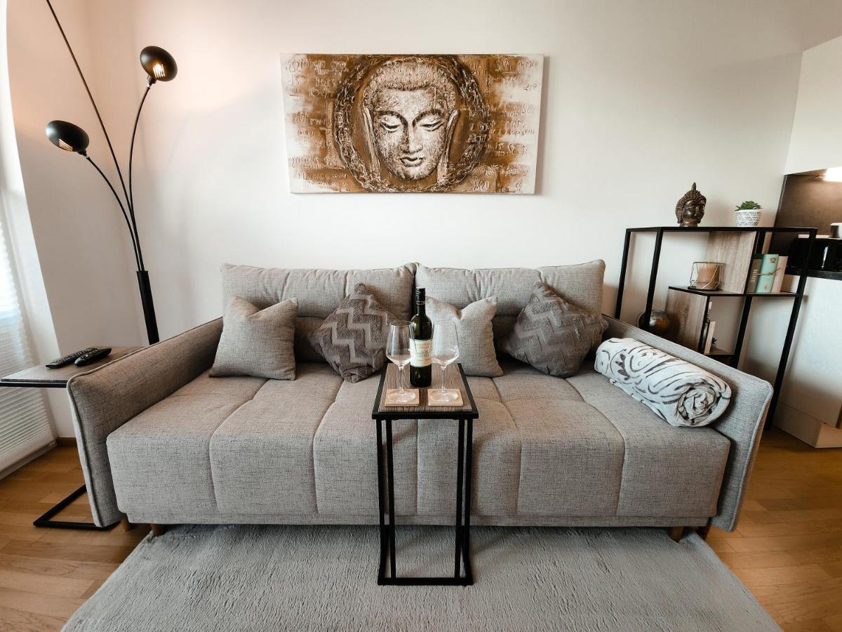 Vienna Green - Modern New Apartment, Old Danube Exterior foto